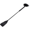 Hidden Desire Cravache et Plumeau Tick Whip 56cm Noir